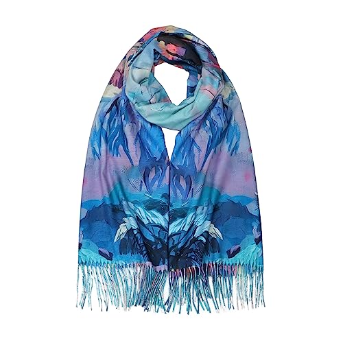 RIIQIICHY Schal Damen Winter Herbst Pashmina Tücher für Damen Stola Festlich von RIIQIICHY