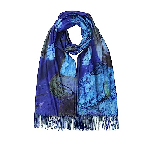 RIIQIICHY Schal Damen Winter Herbst Pashmina Tücher für Damen Stola Festlich von RIIQIICHY