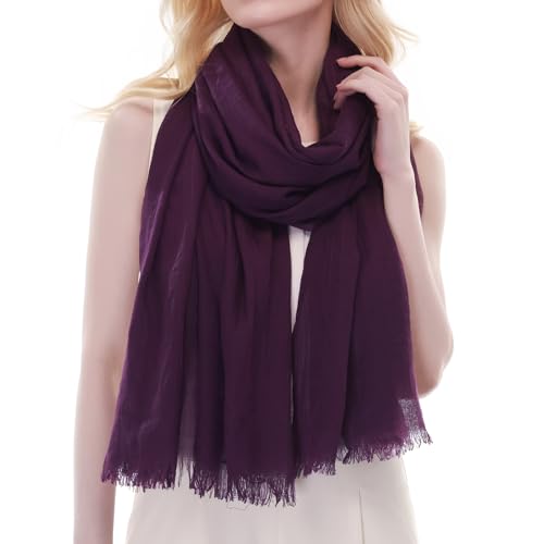 RIIQIICHY Stola für Abendkleid Lila – Leichtes Tuch für Sommer & Hochzeit, Weicher Schal ，Schultertuch Damen festlich – Schals & Tücher für Damen von RIIQIICHY