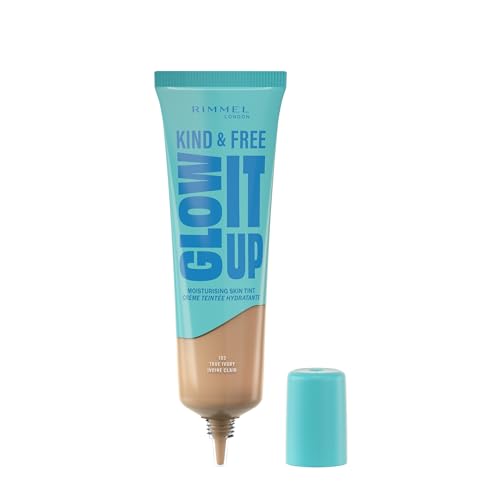 Rimmel London Kind & Free GLOW IT UP Moisturizing Foundation 103, True Ivory, Beruhigt empfindliche Haut, Gesund und strahlender Teint, Spendet Feuchtigkeit für den ganzen Tag, 30 ml Rimmel London Kind & Free GLOW IT UP Moisturizing Foundation 103, True Ivory, Beruhigt empfindliche Haut, Gesund und strahlender Teint, Spendet Feuchtigkeit für den ganzen Tag, 30 ml von Rimmel London