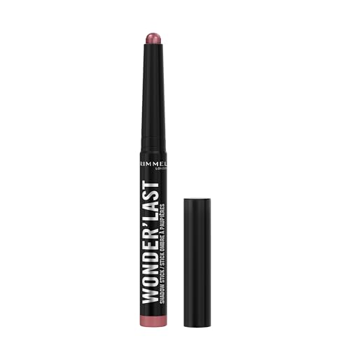 Rimmel Wonder'Last 007 Pink Fizz Lidschattenstift, lebendige und wirkungsvolle Farbe, einfach aufzutragen, angenehme Textur, ultra-cremige Formel, vegane Formel, 1,64 g von RIMMEL LONDON