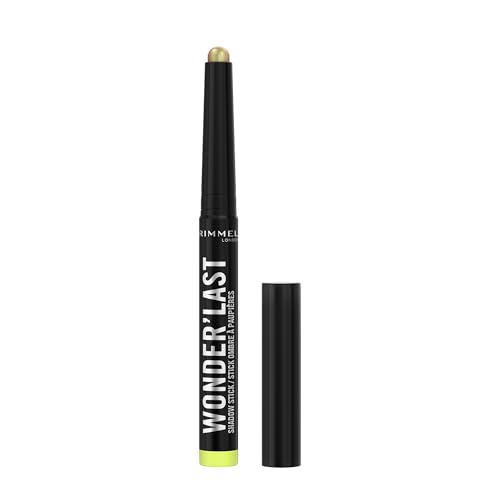 Rimmel Wonder'Last 008 Galactic Green Lidschattenstift, lebendige und wirkungsvolle Farbe, einfach aufzutragen, angenehme Textur, ultra-cremige Formel, vegane Formel, 1,64 g von RIMMEL LONDON