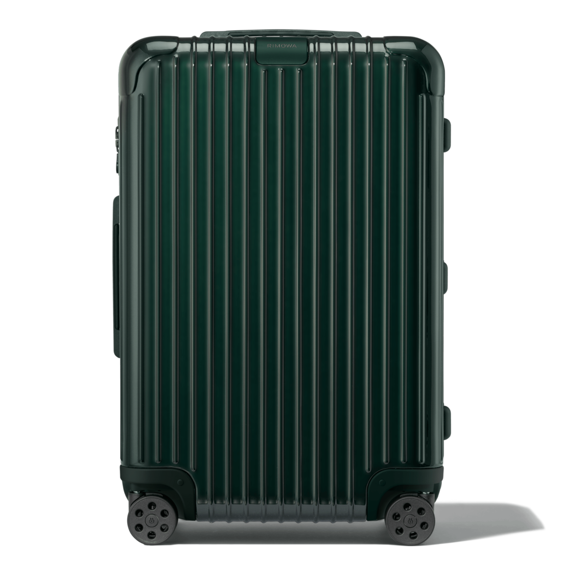 RIMOWA Essential Check-In M Koffer in Grüner Glanz - Polycarbonat - 67.5x44.5x24 von RIMOWA