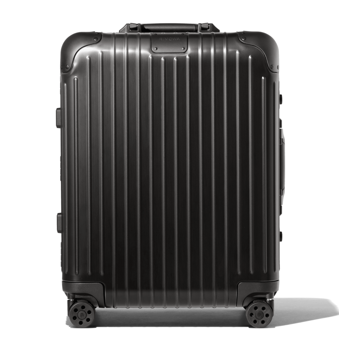 RIMOWA Original Cabin Plus Kabinenkoffer in Schwarz - Aluminium - 57x44x25.5 von RIMOWA