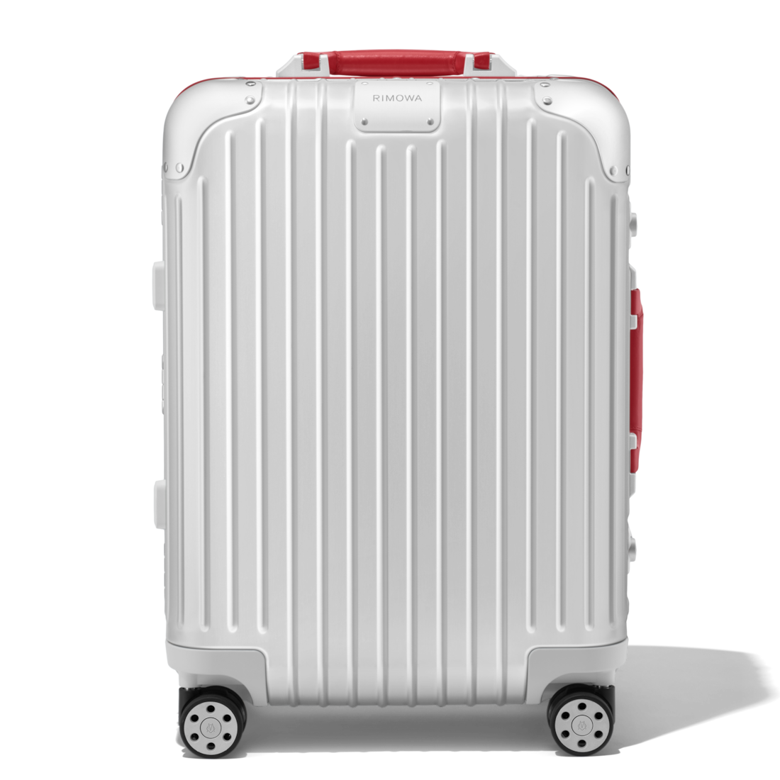 RIMOWA Original Cabin Twist Koffer in Silber und Rot -  - 55x40x23 von RIMOWA