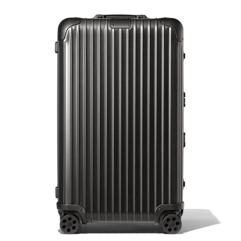 RIMOWA Original Trunk Großer Koffer in Schwarz - Aluminium - 73x44x36.5 von RIMOWA
