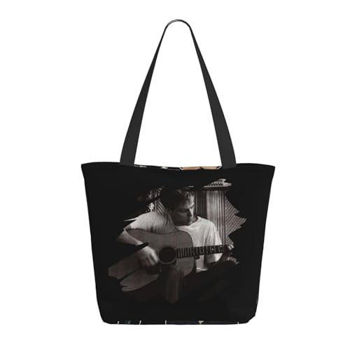 RINAFAIOT Frauen Adams Canadian rock Singer Bryan Tote Bag mit Druckmuster Einkaufstasche für Alltag und Reisen Stylische Tote-Bag mit großem Fassungsvermögen von RINAFAIOT