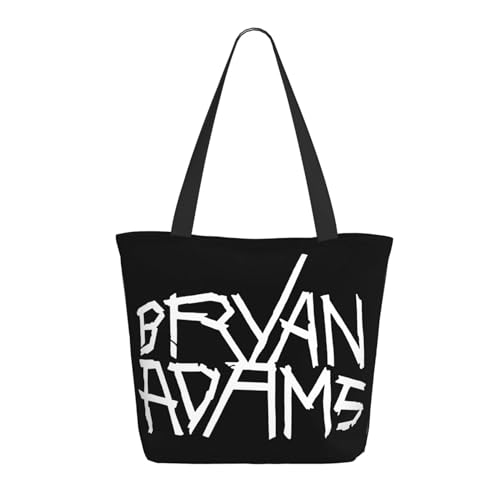 RINAFAIOT Frauen Adams Canadian rock Singer Bryan Tote Bag mit Druckmuster Einkaufstasche für Alltag und Reisen Stylische Tote-Bag mit großem Fassungsvermögen von RINAFAIOT