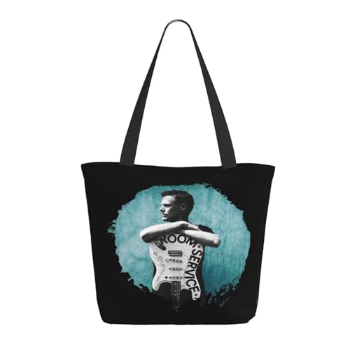 RINAFAIOT Frauen Adams Canadian rock Singer Bryan Tote Bag mit Druckmuster Einkaufstasche für Alltag und Reisen Stylische Tote-Bag mit großem Fassungsvermögen von RINAFAIOT