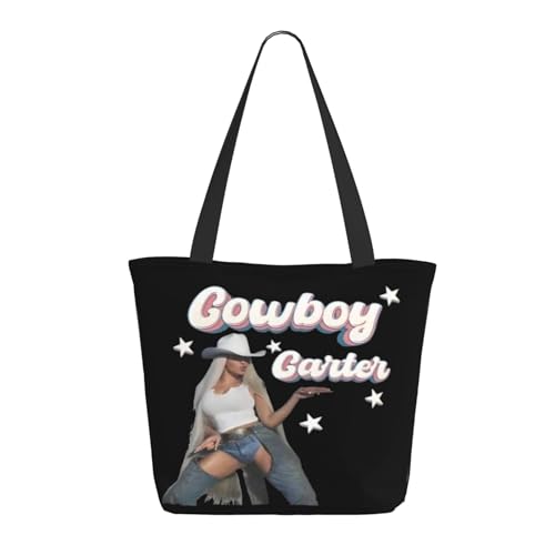 RINAFAIOT Frauen Singer Music Tote Bag mit Druckmuster Einkaufstasche für Alltag und Reisen Stylische Tote-Bag mit großem Fassungsvermögen von RINAFAIOT