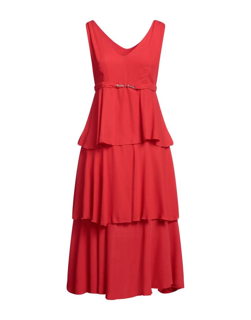 RINASCIMENTO Midi-kleid Damen Rot von RINASCIMENTO