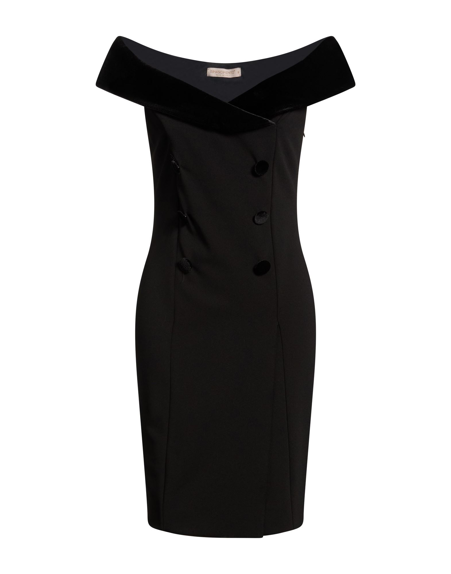 RINASCIMENTO Mini-kleid Damen Schwarz von RINASCIMENTO