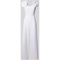 Rinascimento Cocktail-Jumpsuit mit rückseitigem Reißverschluss in Weiss, Größe XS von RINASCIMENTO