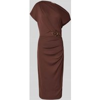 Rinascimento Cocktailkleid im One-Shoulder-Look in Schoko, Größe M von RINASCIMENTO