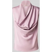 Rinascimento Regular Fit Bluse mit Wasserfallausschnitt in Altrosa, Größe S von RINASCIMENTO