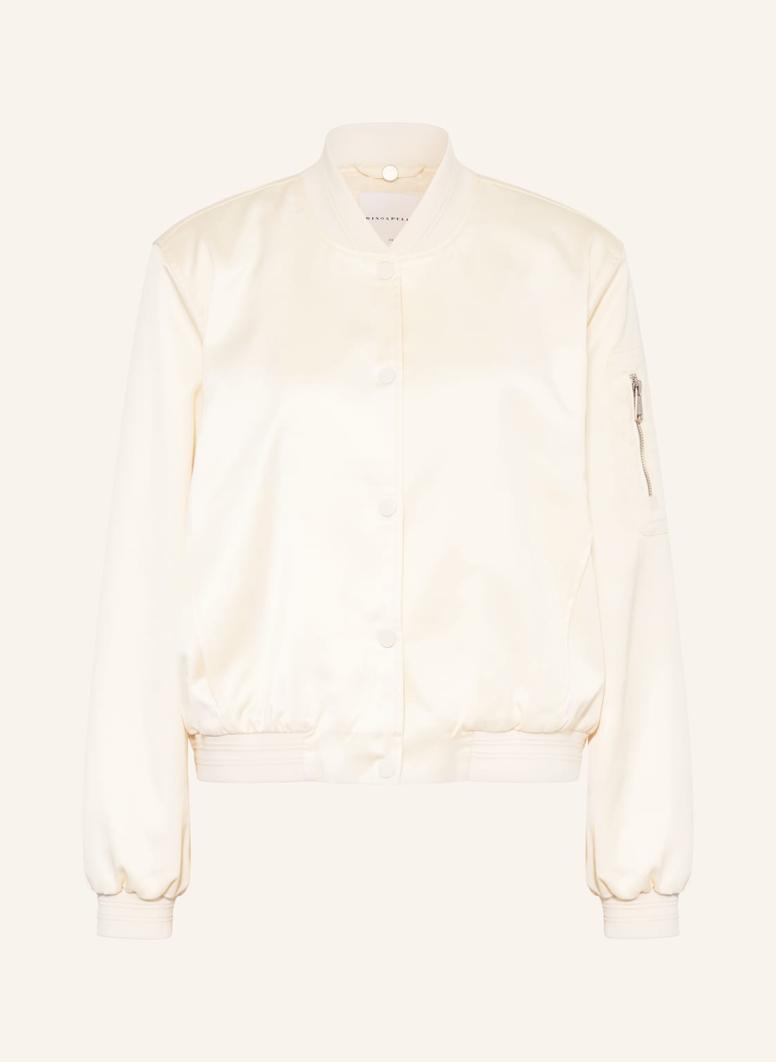 Rino & Pelle Blouson Banner Aus Satin weiss von RINO & PELLE