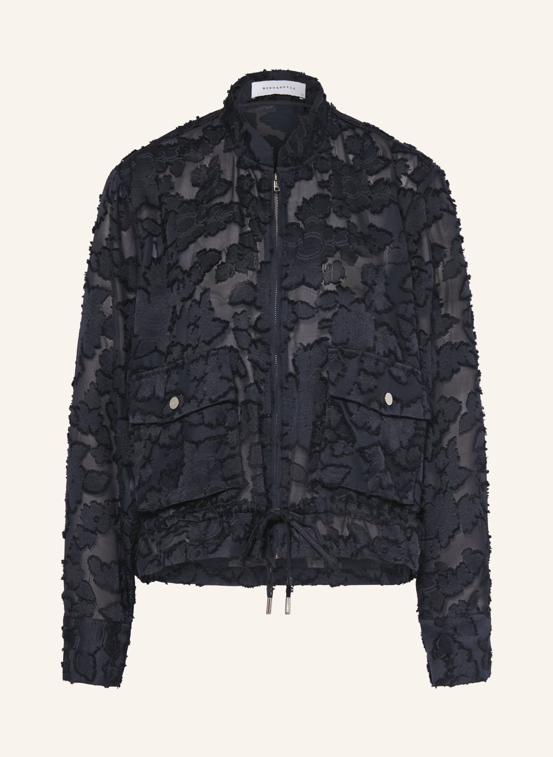 Rino & Pelle Jacke Priori Aus Lochspitze schwarz von RINO & PELLE