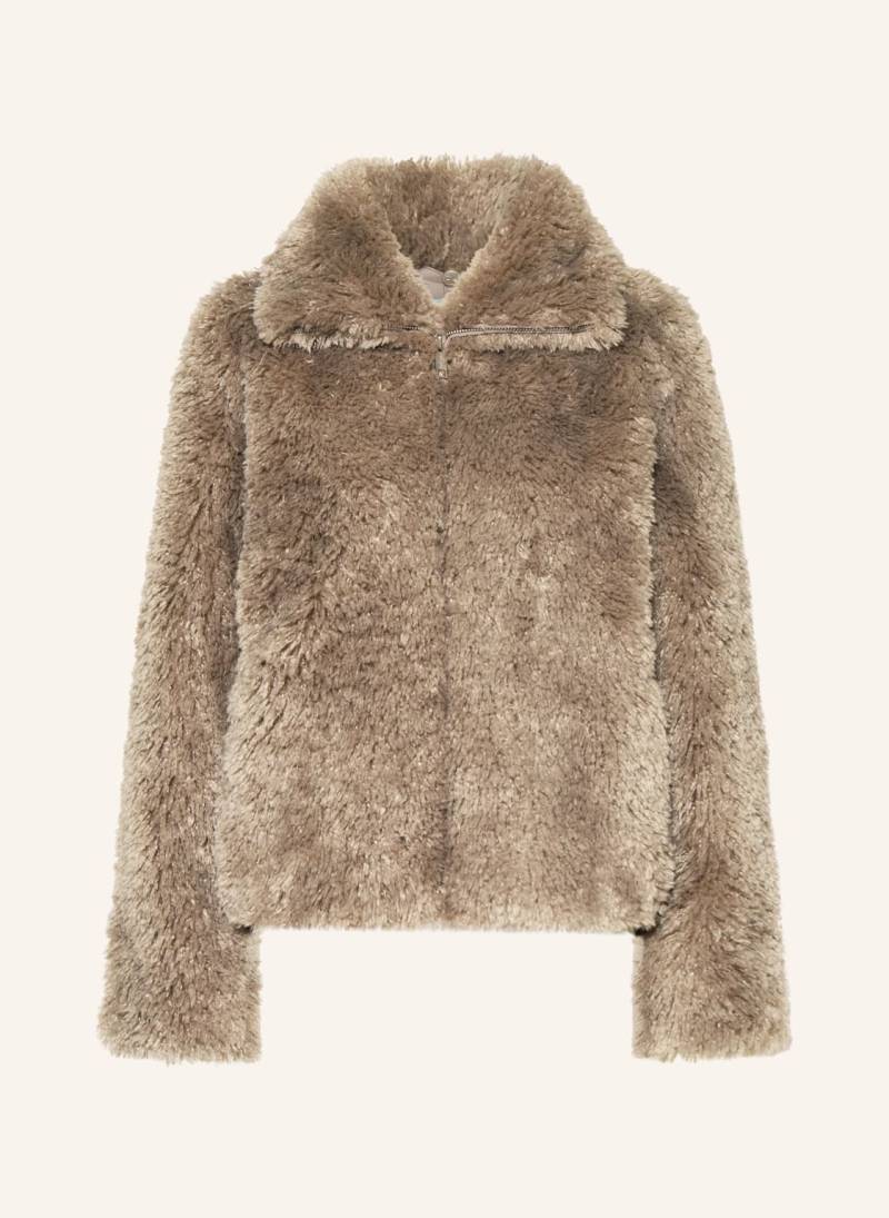 Rino & Pelle Kunstfell-Jacke beige von RINO & PELLE