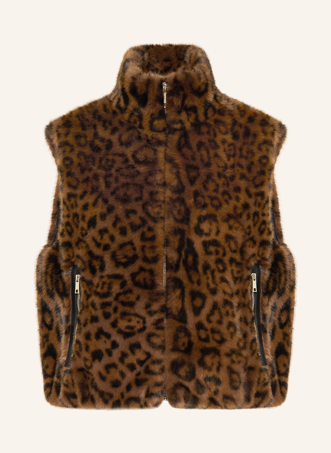 Rino & Pelle Kunstfell-Weste braun von RINO & PELLE