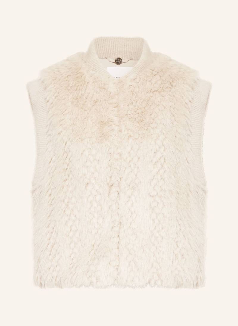 Rino & Pelle Kunstfell-Weste weiss von RINO & PELLE