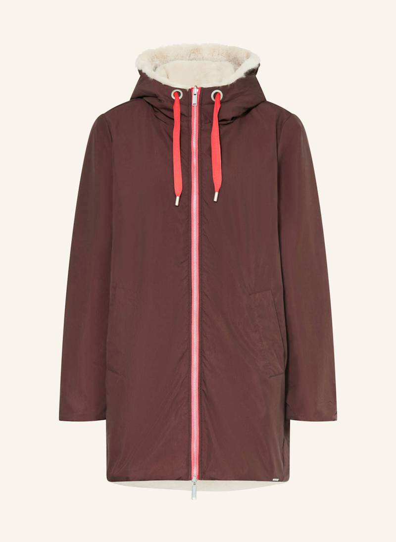 Rino & Pelle Parka Javin Zum Wenden braun von RINO & PELLE