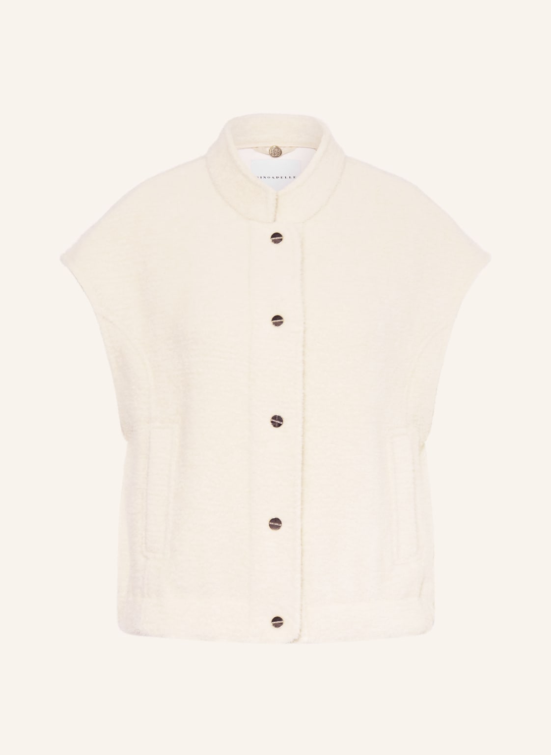 Rino & Pelle Strickweste Teuntje weiss von RINO & PELLE