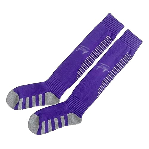 RINUD Verdickte Fechtsocken Baumwoll-Fechtschutzstrümpfe for Degensäbelfolie Hohe Lange Sportsocken for Fußball Volleyball Baseball Usw(Picture colour,S) von RINUD