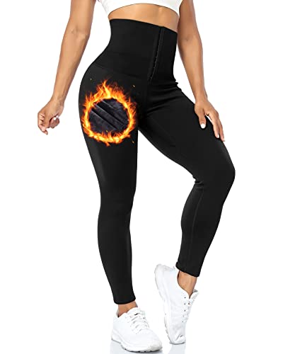 RIOJOY Korsett Leggings Damen Gefütterte Thermoleggins für Winter Schwarz XL RIOJOY Korsett Leggings Damen Gefütterte Thermoleggins für Winter Schwarz XL von RIOJOY