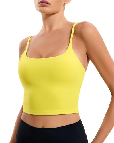 RIOJOY Sport BH Damen, Sport BH Mit Verstellbaren Trägern, Herausnehmbare Einlagen, Crop Tops, Tank Top Mit Integriertem von RIOJOY