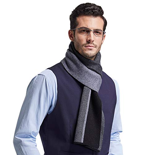 RIONA Herren 100% Australischen Merino-Wolle-Schal-Weiche Warme Krawatten Strick RIONA Herren 100% Australischen Merino-Wolle-Schal-Weiche Warme Krawatten Strick von RIONA