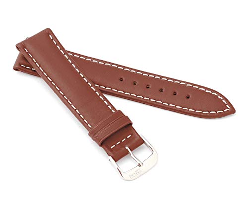 RIOS1931 Unisex Uhrenarmband Hydroleder Modell Deep Sea 20 mm Mahagoni von RIOS1931