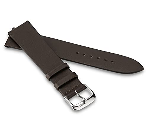 RIOS1931 Unisex Uhrenarmband Kalbsleder Modell Elegant 16 mm Mokka von RIOS1931