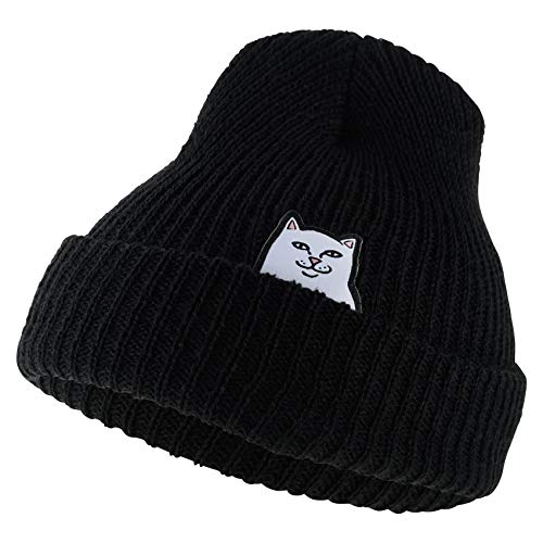 RIPNDIP, Lord nermal rib beanie, Black - TU von RIPNDIP