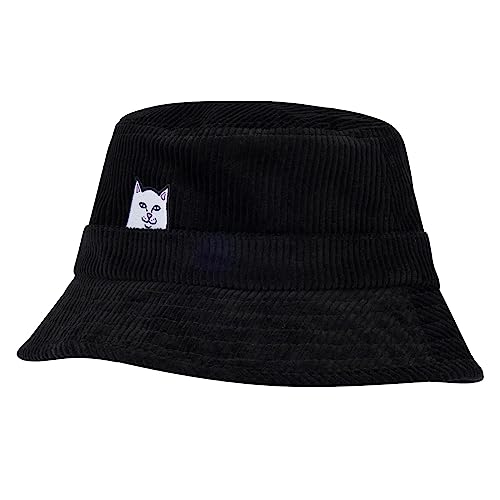 RIPNDIP Bucket Hat Lord Nermal Corduroy (Black) von RIPNDIP