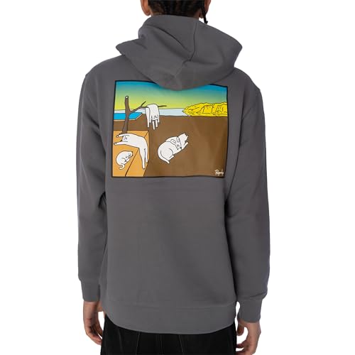 RIPNDIP Nermali Hoodie Herren Kapuzenpullover Charcoal L von RIPNDIP