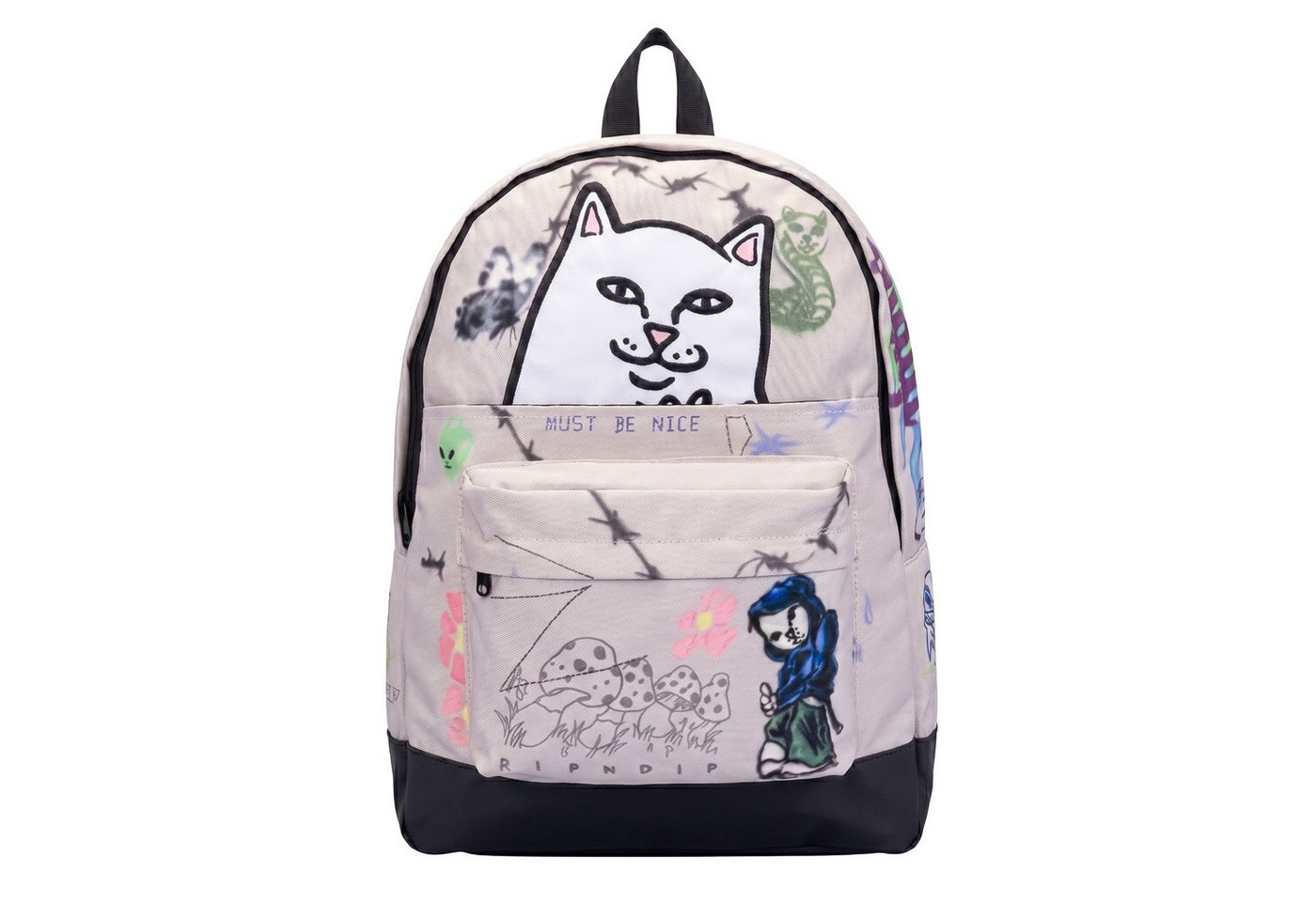RIPNDIP Rucksack Rucksack Ripndip Goosebumps (1-tlg), Rucksack mit Gänsehaut-Print von RIPNDIP