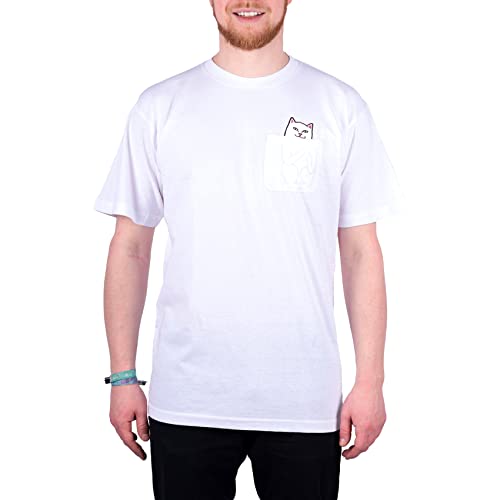 RIPNDIP T-Shirt Lord Nermal Pocket (White) L von RIPNDIP