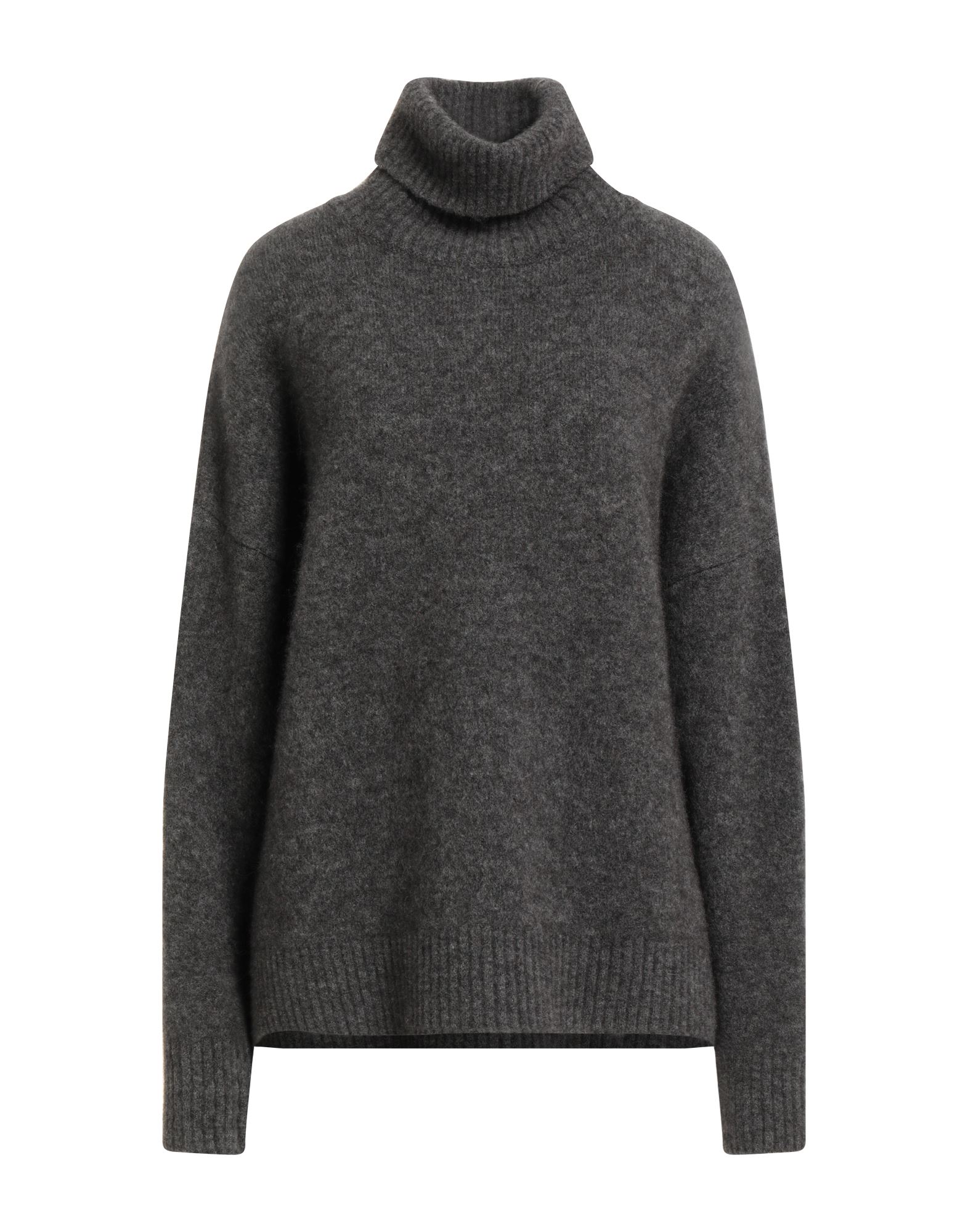 RITA ROW Rollkragenpullover Damen Braungrau von RITA ROW