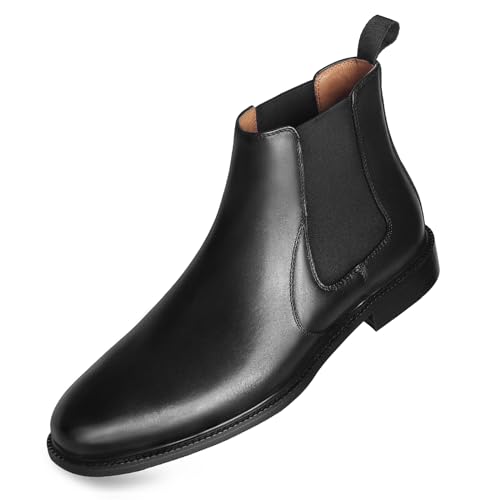 RITIZEN Chelsea-Stiefel für Herren, echtes Leder, zum Reinschlüpfen, Schwarz, 42.5 EU RITIZEN Chelsea-Stiefel für Herren, echtes Leder, zum Reinschlüpfen, Schwarz, 42.5 EU von RITIZEN