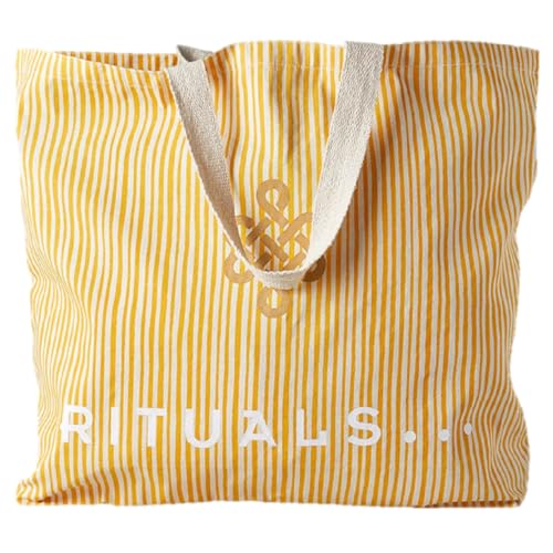 RITUALS Große Strandtasche Sommer Gestreift Baumwolle Canvas Mehrfarbig 45 x 40 cm von RITUALS