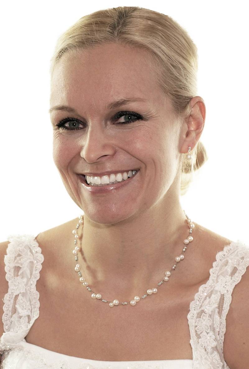 Süßwasserperlenkette, 925 Silber, Echte Perlen Kette, Halskette Süßwasserperlen, Brautschmuck, Zuchtperlenkette, Schmuck Hochzeit, Collier von RIVELLEbridaljewelry