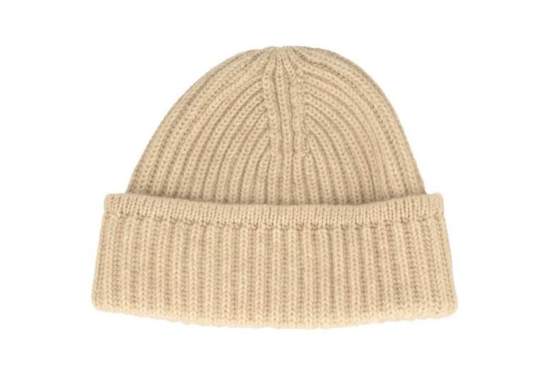 RIVIERA CASHMERE Strickmütze dicke Umschlagstrickmütze reines Kaschmir von RIVIERA CASHMERE