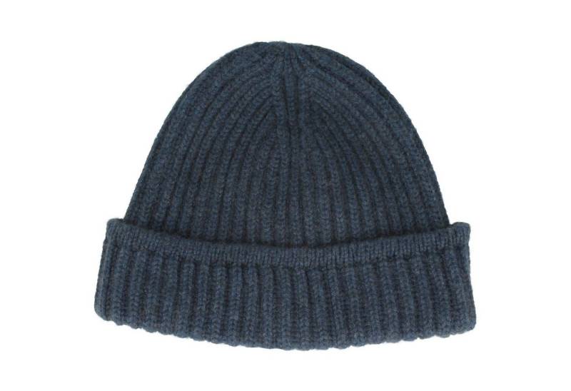 RIVIERA CASHMERE Strickmütze dicke Umschlagstrickmütze reines Kaschmir von RIVIERA CASHMERE