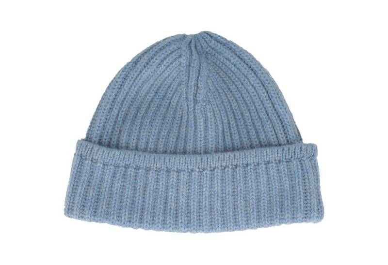RIVIERA CASHMERE Strickmütze dicke Umschlagstrickmütze reines Kaschmir von RIVIERA CASHMERE