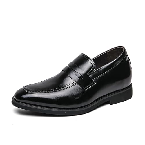 Herren Smoking Loafer Driving Mokassins Atmungsaktive Leichte Freizeit-Schlupfschuhe for Draußen Drinnen(38) von RIXANT