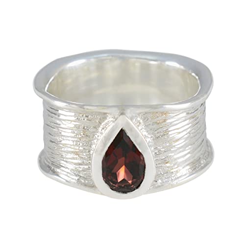 Haus der Ringe Wählen Sie Ihre Farbe Ring 925 Sterling Silber Ring Birnenform Ring Handamde Schmuck Halloween Ring Edelstein Ringe für Damen und Herren von RIYO