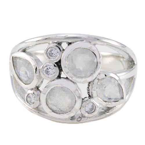 Haus der Ringe Wählen Sie Ihre Farbe Ring 925 Sterling Silber Ring Multi Shape Ring Handamde Schmuck Weihnachtsring Edelsteinringe für Damen und Herren von RIYO