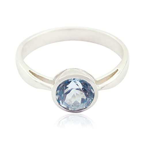Haus der Ringe Wählen Sie Ihre Farbe Ring 925 Sterling Silber Ring Runde Form Ring Stilvoller Schmuck Halloween Ring Edelsteinringe für Männer und Frauen von RIYO