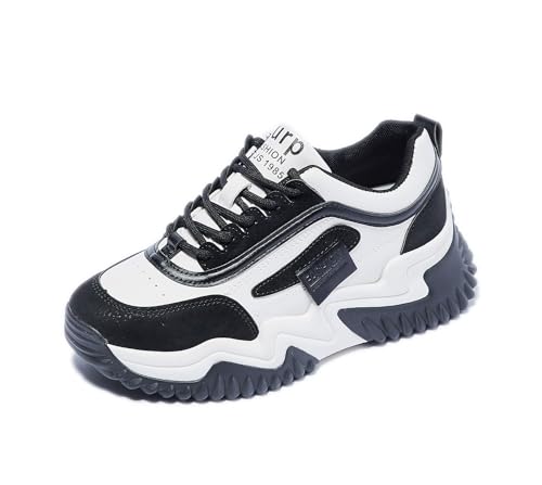 RIZ-ZOAWD Damen Plateau Sneaker Campus Leicht Walking Schuhe Ganztägige Bequeme Turnschuhe Mode Sportschuhe Black 39.5 RIZ-ZOAWD Damen Plateau Sneaker Campus Leicht Walking Schuhe Ganztägige Bequeme Turnschuhe Mode Sportschuhe Black 39.5 von RIZ-ZOAWD