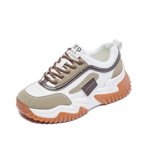 RIZ-ZOAWD Damen Plateau Sneaker Campus Leicht Walking Schuhe Ganztägige Bequeme Turnschuhe Mode Sportschuhe Brown 39 RIZ-ZOAWD Damen Plateau Sneaker Campus Leicht Walking Schuhe Ganztägige Bequeme Turnschuhe Mode Sportschuhe Brown 39 von RIZ-ZOAWD